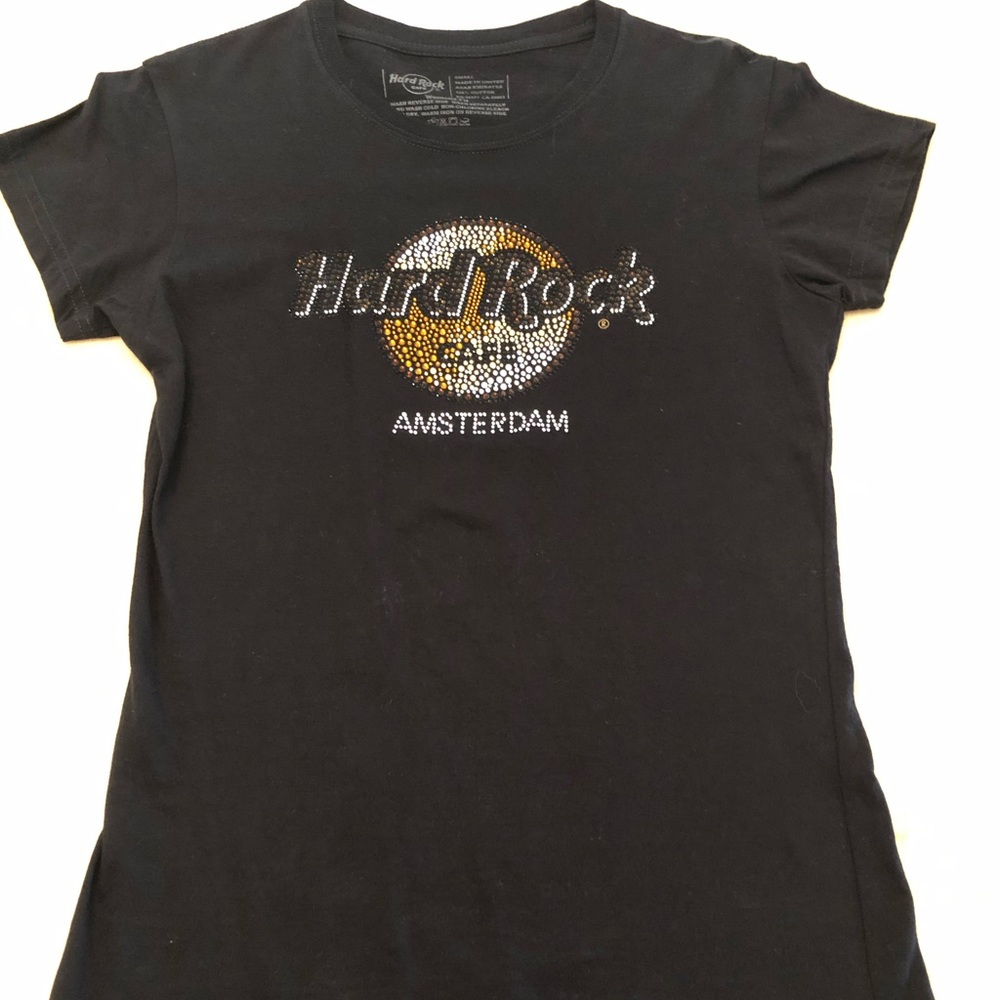 HardRock Cafe (Amsterdam) Bling Rhinestone T-Shirt